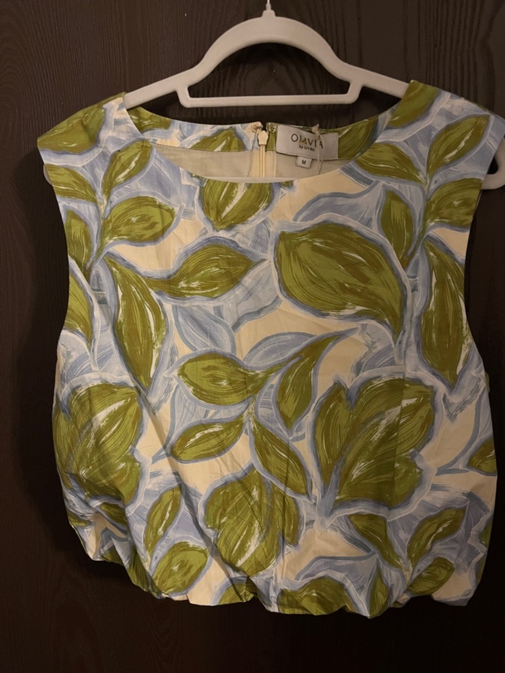 NWT Olivia By Livro Bubble Top